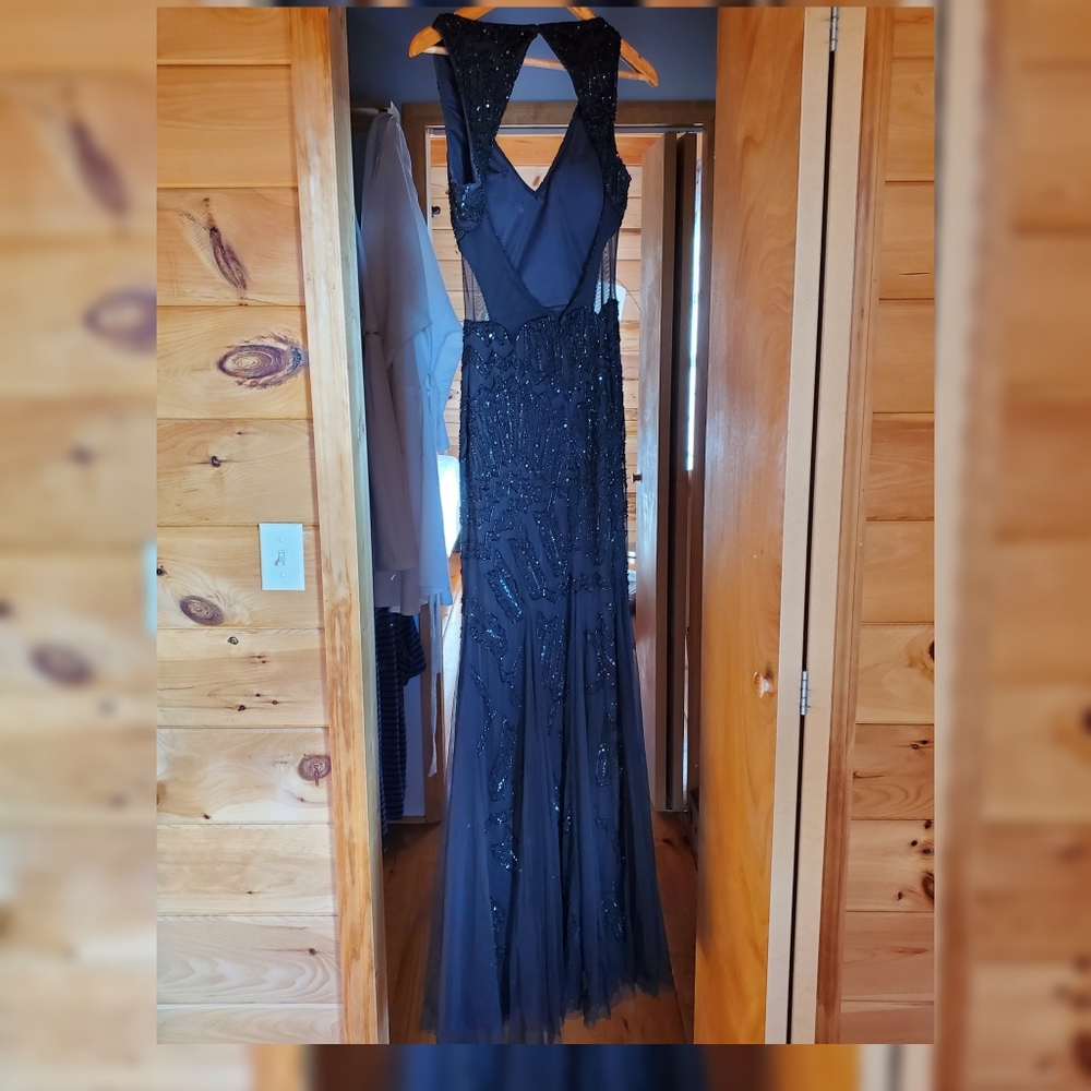 Adrianna Papell Beaded Gown - Picture 4 of 8